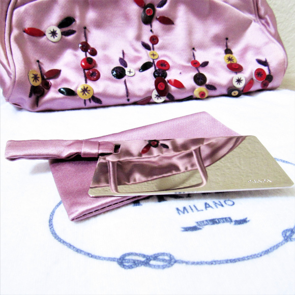 • 100% Authentic Vintage PRADA Satin Handbag • - Picture 7 of 7